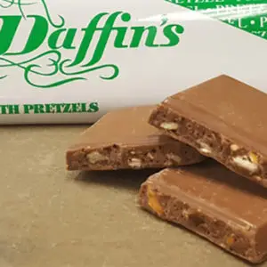 Daffins Pretzel Candy Bar