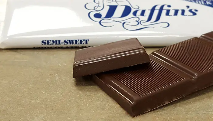 Daffins Dark Chocolate Candy Bar